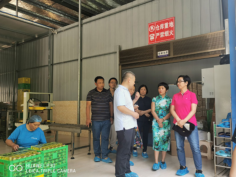 國(guó)家民委經(jīng)濟(jì)司副司長(zhǎng)黃東輝蒞臨我司視察指導(dǎo)工作 湖北山茶油廠家