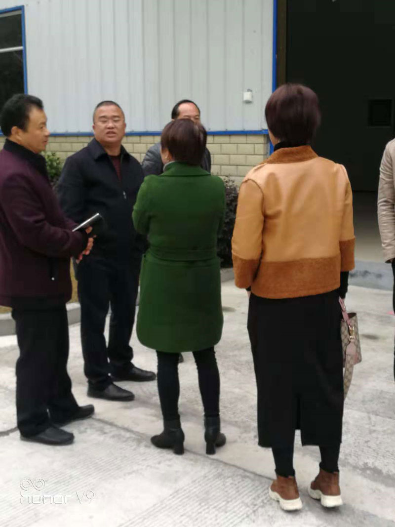 2018年11月30日來鳳縣食藥監(jiān)局領(lǐng)導(dǎo)來我公司指導(dǎo)工作 湖北有機(jī)山茶油